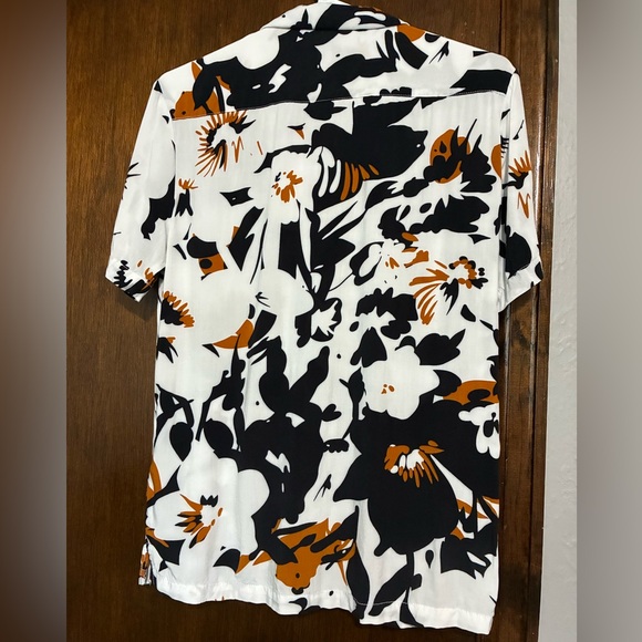 Denim & Flower Ricky Singh Men’s floral tropical button down shirt mens SZ SMALL - Picture 4 of 7